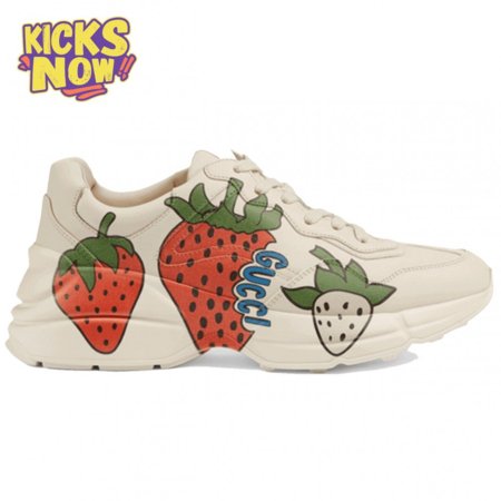 GUCCI RHYTON SNEAKER WITH STRAWBERRY