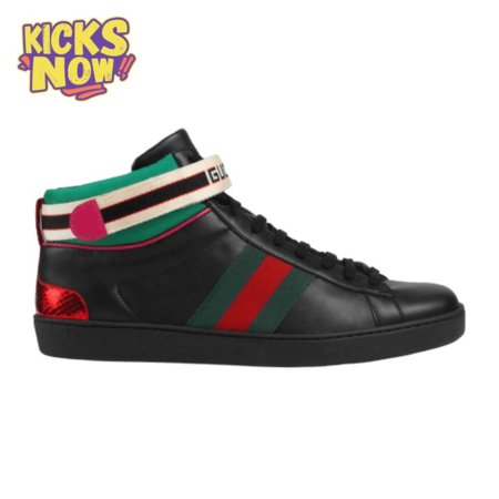 GUCCI STRIPE ACE HIGH-TOP SNEAKER - GC50