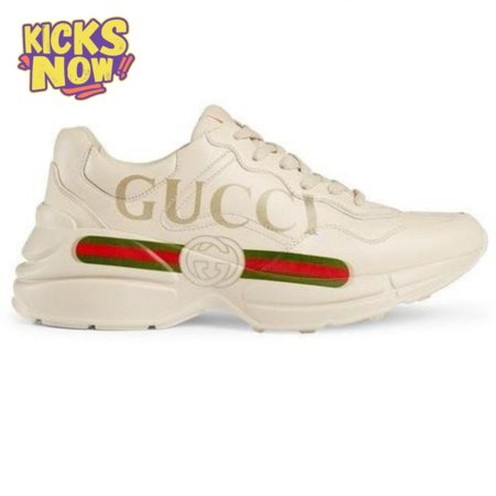 GUCCI RHYTON LEATHER SNEAKER - GC55