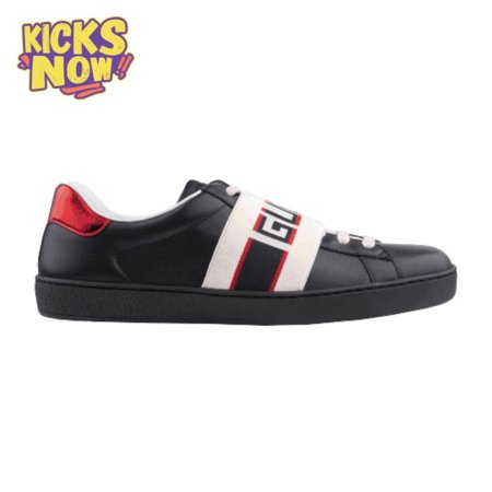 GUCCI STRIPE LEATHER SNEAKER - GC4