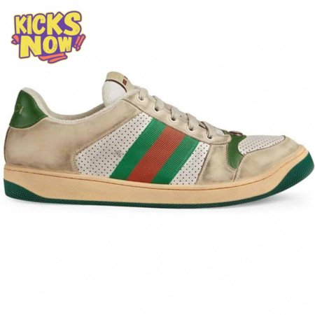 GUCCI SCREENER LEATHER SNEAKER - GC53