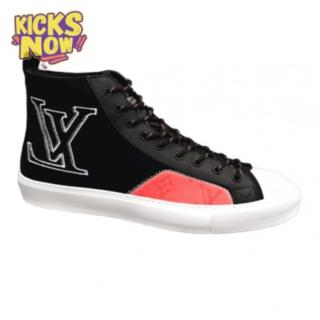 tattoo high top black sneaker - 77