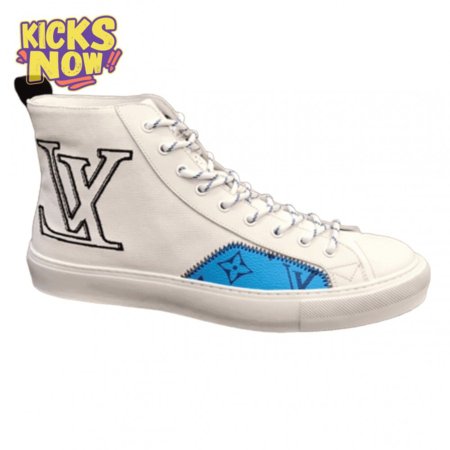 tattoo high top white sneaker - 76